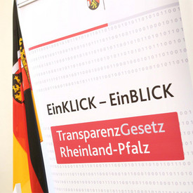 Plakat zum Transparenz Gesetz